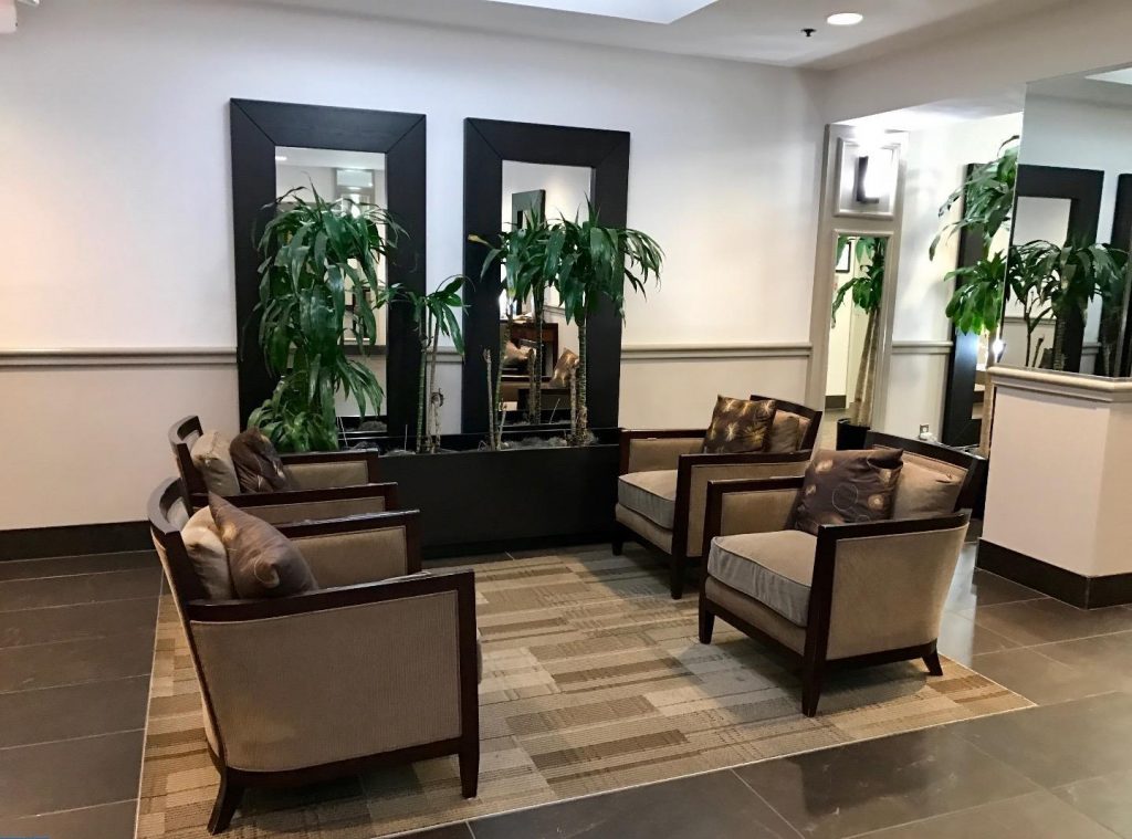 Lobby at Bridgeview Place Condos