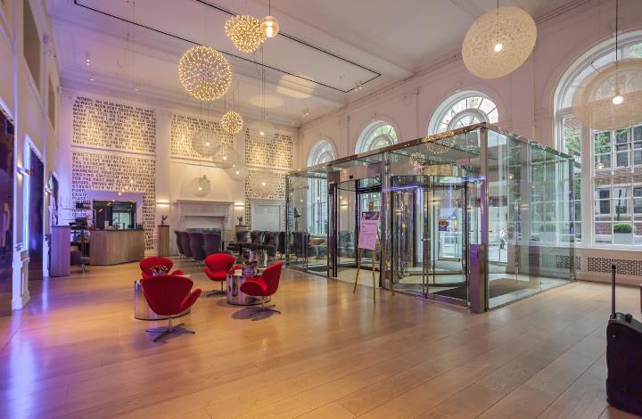Lobby at The Warwick Condominius in Philadelphia 