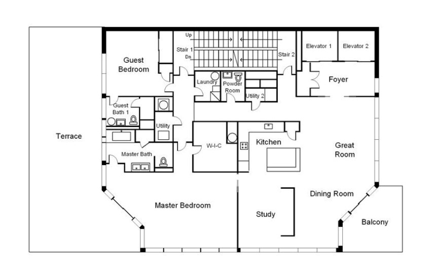 101 Walnut Street Floorplan