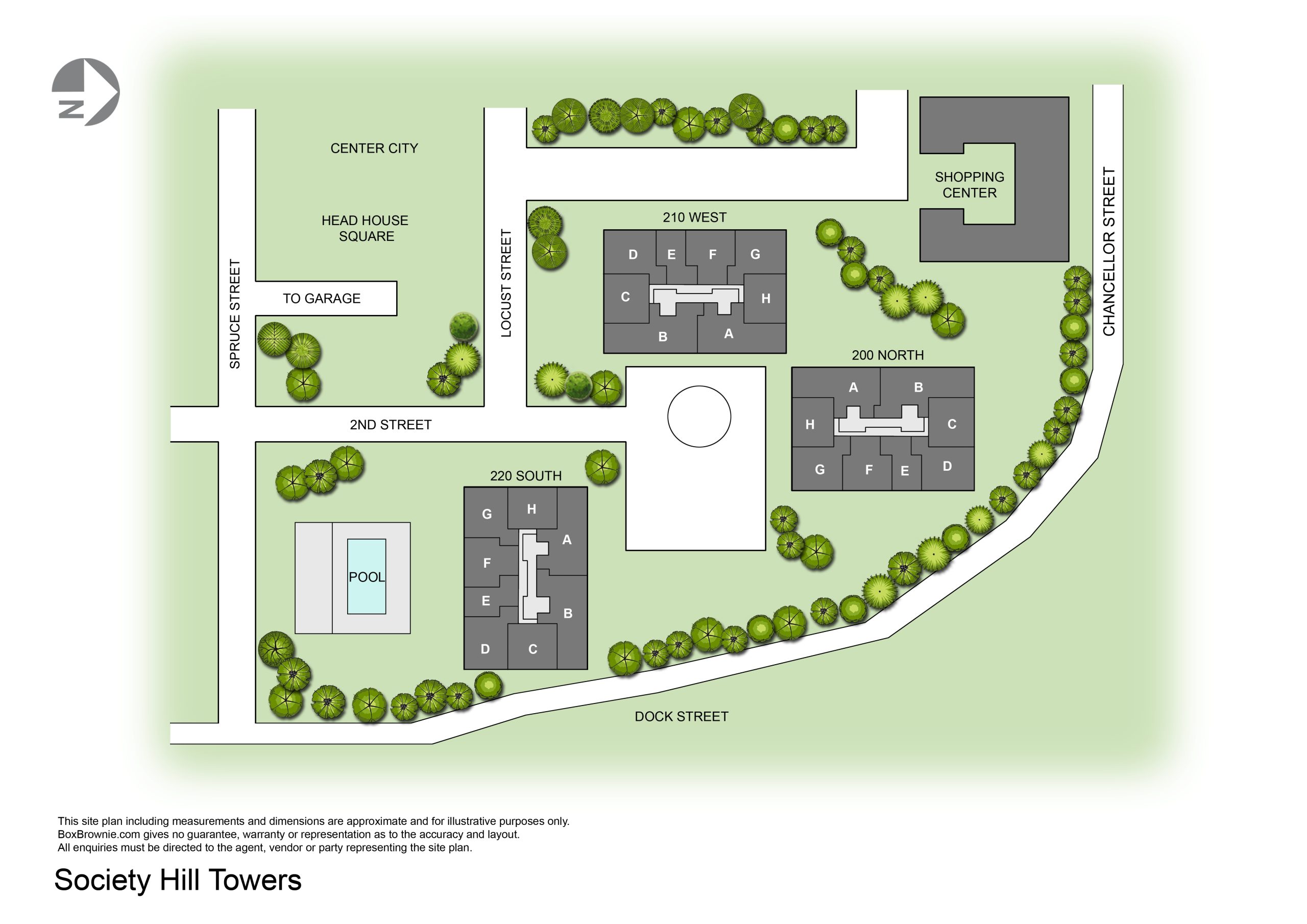 Society Hill Towers Condo Association Building Layout 