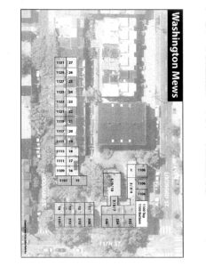 Map of Washington Mews in Center City Philadelphia