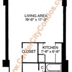 Dorchester Studio Floorplan