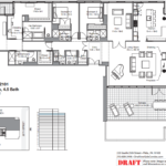 One Riverside 3 Bedroom plus Den, 4.5 Bathroom Floorplan
