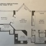 Cityview II Condos - 2 Bedroom floorplan - 01 Unit