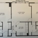 Cityview II Condos - 2 Bedroom floorplan - 05 Unit