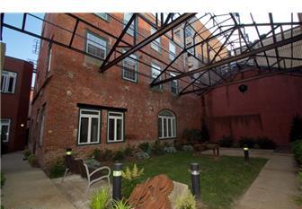 The Castings Condominiums Courtyard