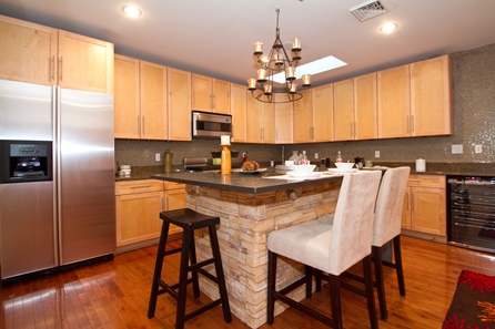 Sample Philly Condo Kitchen after staging