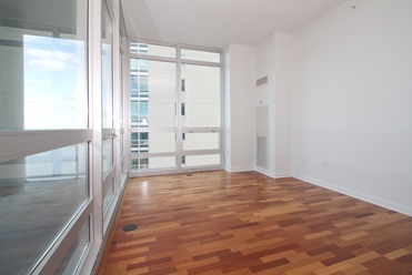 Living Room At Waterfront Square Before Staging