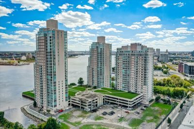 Waterfront Square Condominiums Drone View