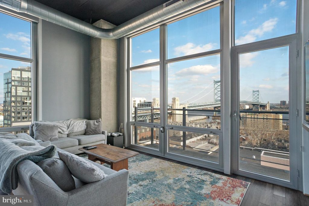 View from the National Condominiums in Old city Philadelphia