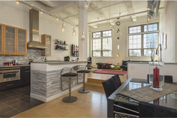 Lovely Kitchen inside of a Center city Philadelphia Condo