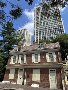 View of Society Hill Towers from Street