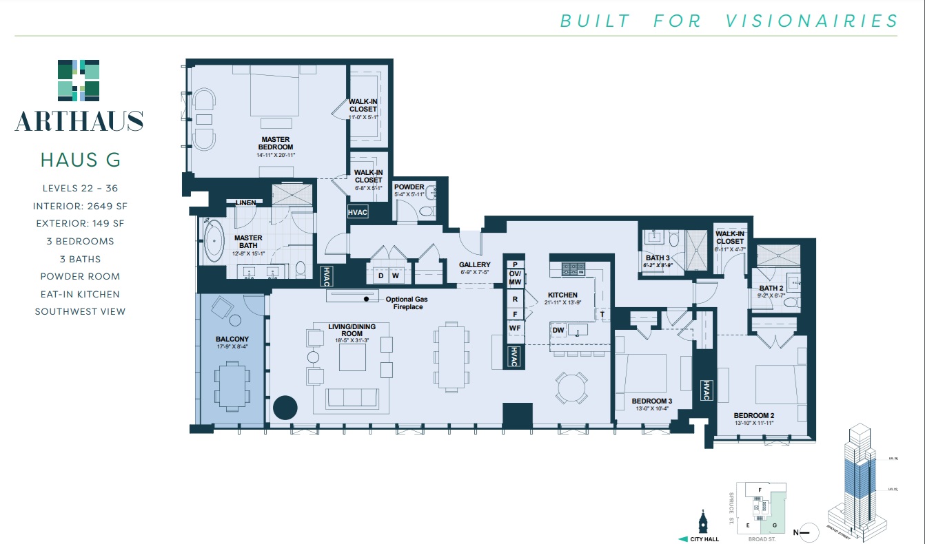 HausGFloorplan22nd-36thFloors