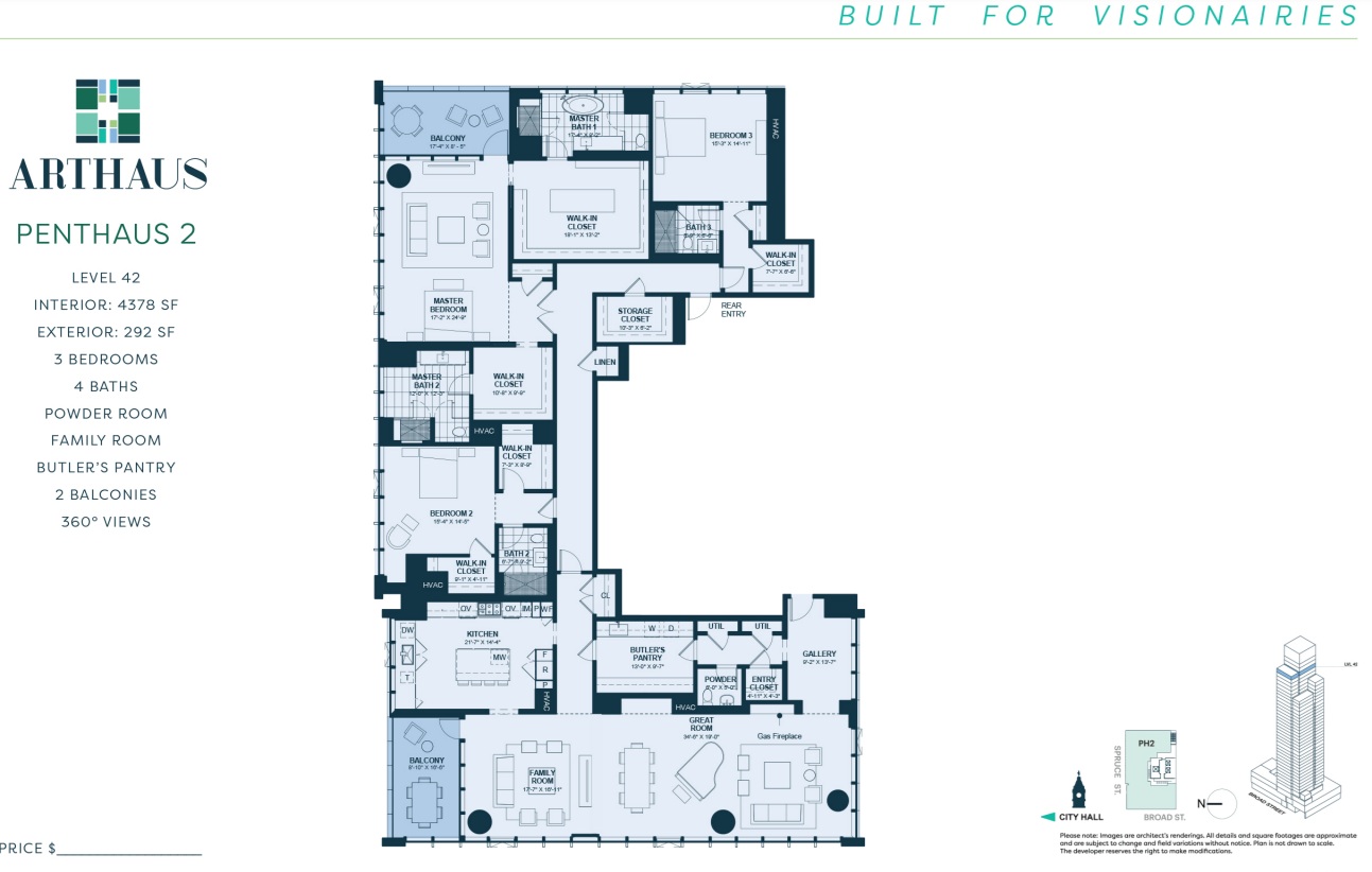 PentHaus2Floorplan42ndFloor