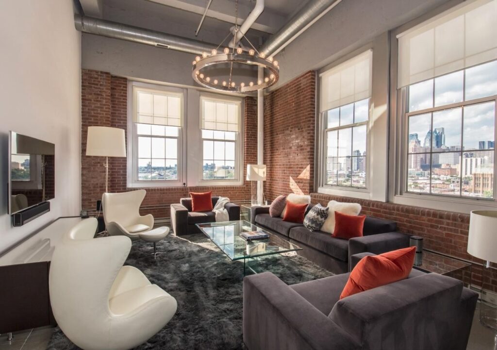 1101 Washington Ave Penthouse Living Room