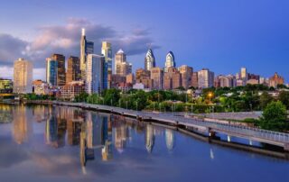 Center City Philadelphia Skyline View