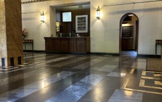 Rittenhouse Plaza Cooperative Building Lobby at 1901 Walnut Street in Philadelphia