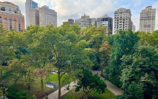 View of Rittenhouse Square from 1901 Walnut Street