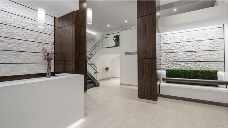 The Lobby at The Academy House Condos 