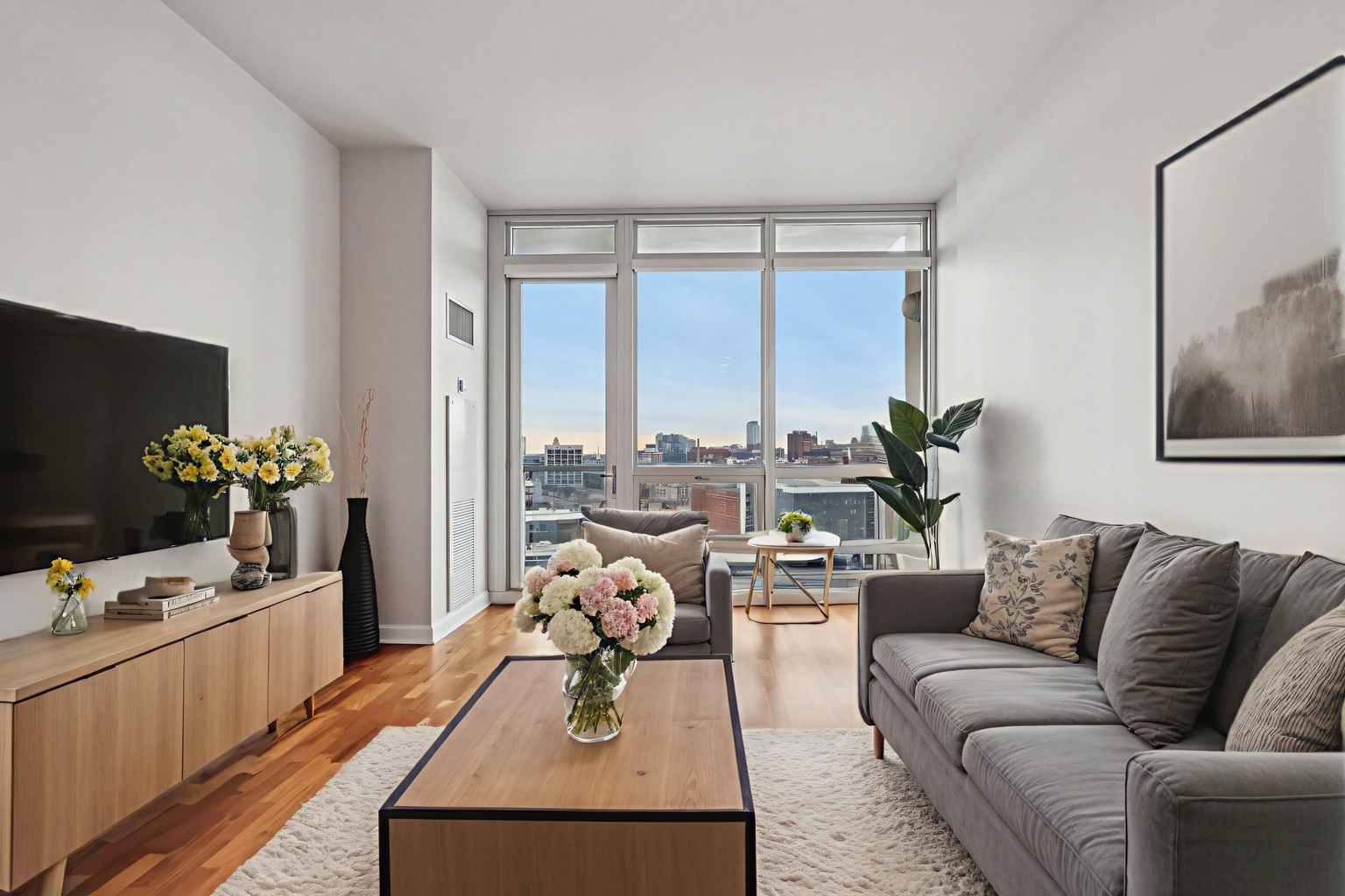 Living Room After Staging