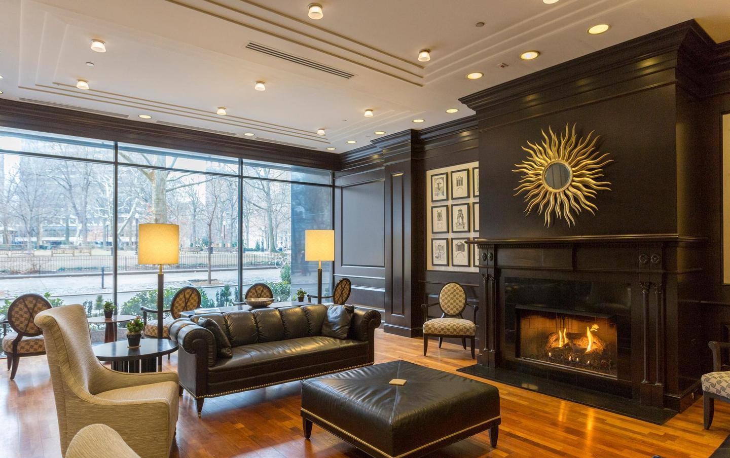 The Lobby at The Parc Rittenhouse Condos