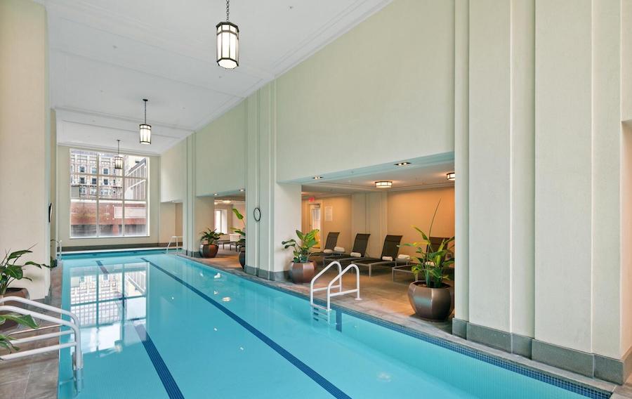 Sample Rittenhouse Hotel 2 Bedroom and 2 bathroom Floorplan