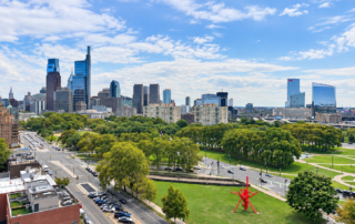 Philly Skyline View from The Philadelphian Condos